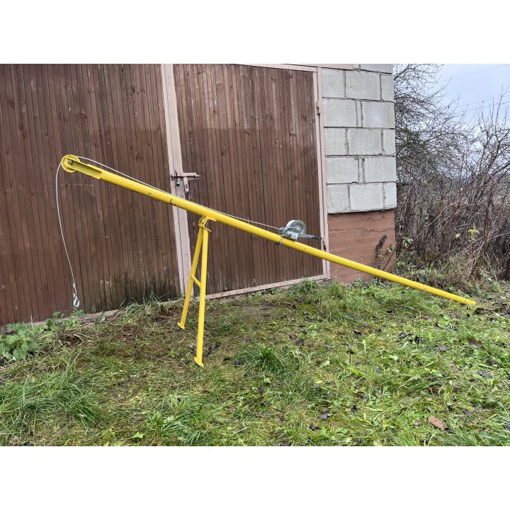 Кран-подъемник 3,6 м. Лебедка 250 кг, трос 20 м.