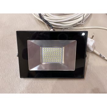 Прожектор светодиодный GTV LD-FLXС50W-64-E, 220 В, 50 Вт, iP65. Кабель 10 м/п.
